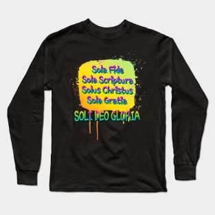 5 Solas of the Christian Reformation Long Sleeve T-Shirt